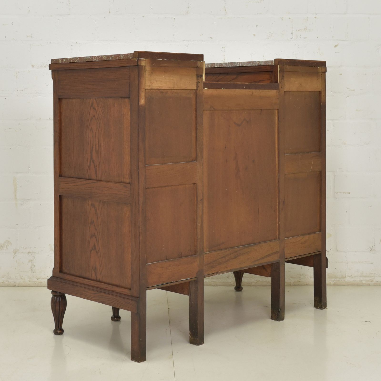 1091.0 Antique! Tiered Sideboard Restored Art Deco Circa 1925 Oak Chest Of Drawers Sideboard photo