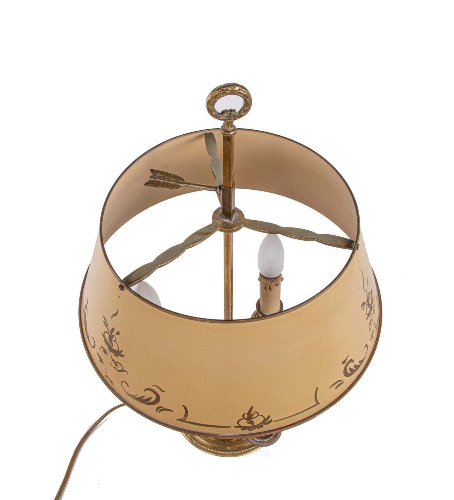 French Bronze & Tole Louis XV Style Bouillotte Lamp, 19th Century photo buy