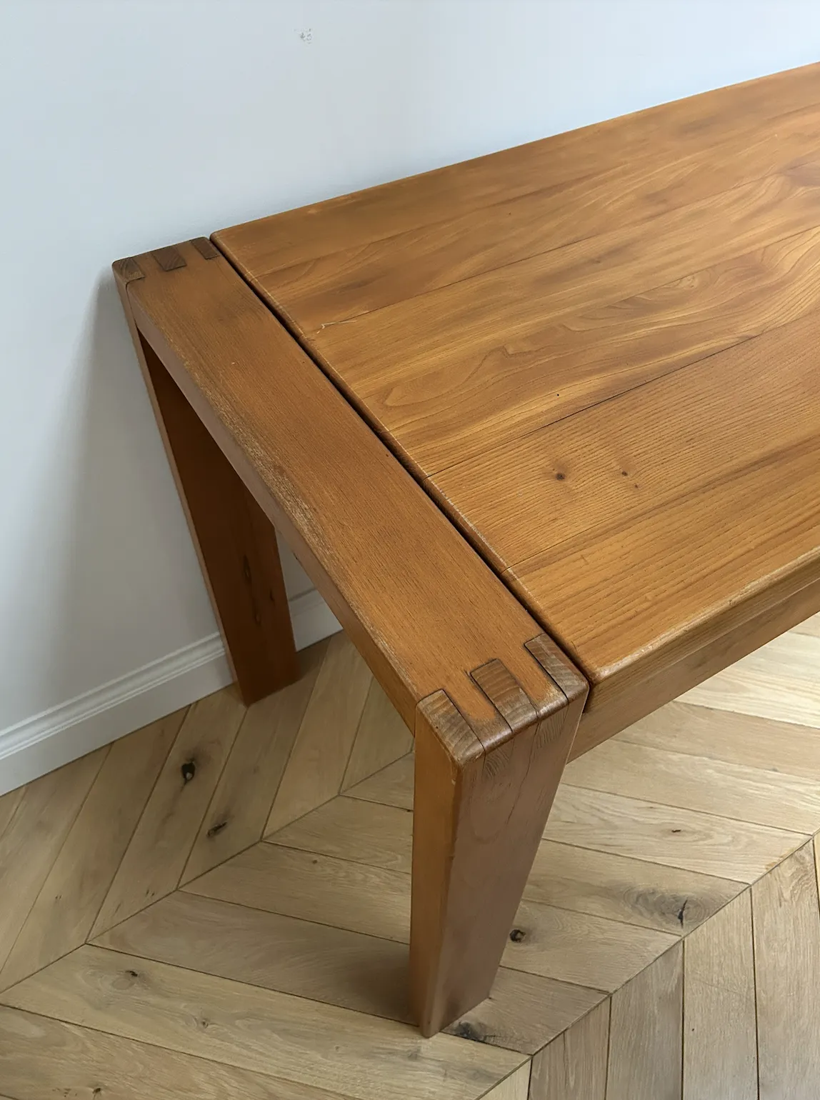 photo for sale Pierre Chapo B02 Elm Desk Maison Regain French Circa 1960s