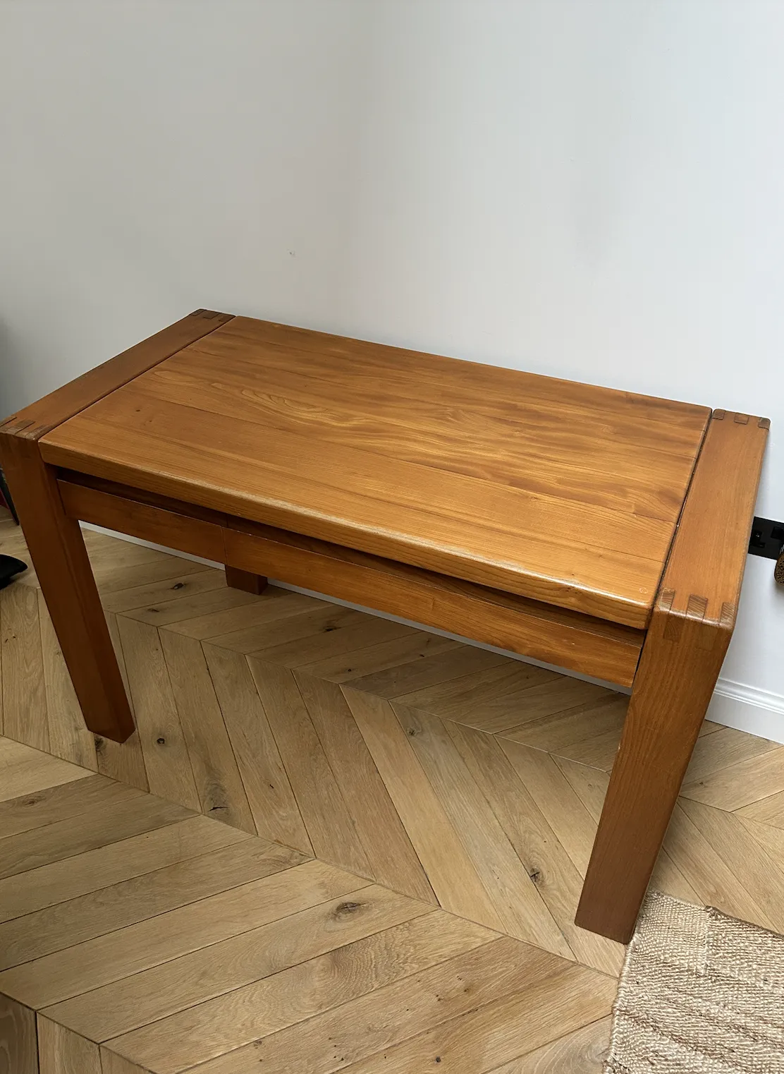 2700.0 Pierre Chapo B02 Elm Desk Maison Regain French Circa 1960s photo