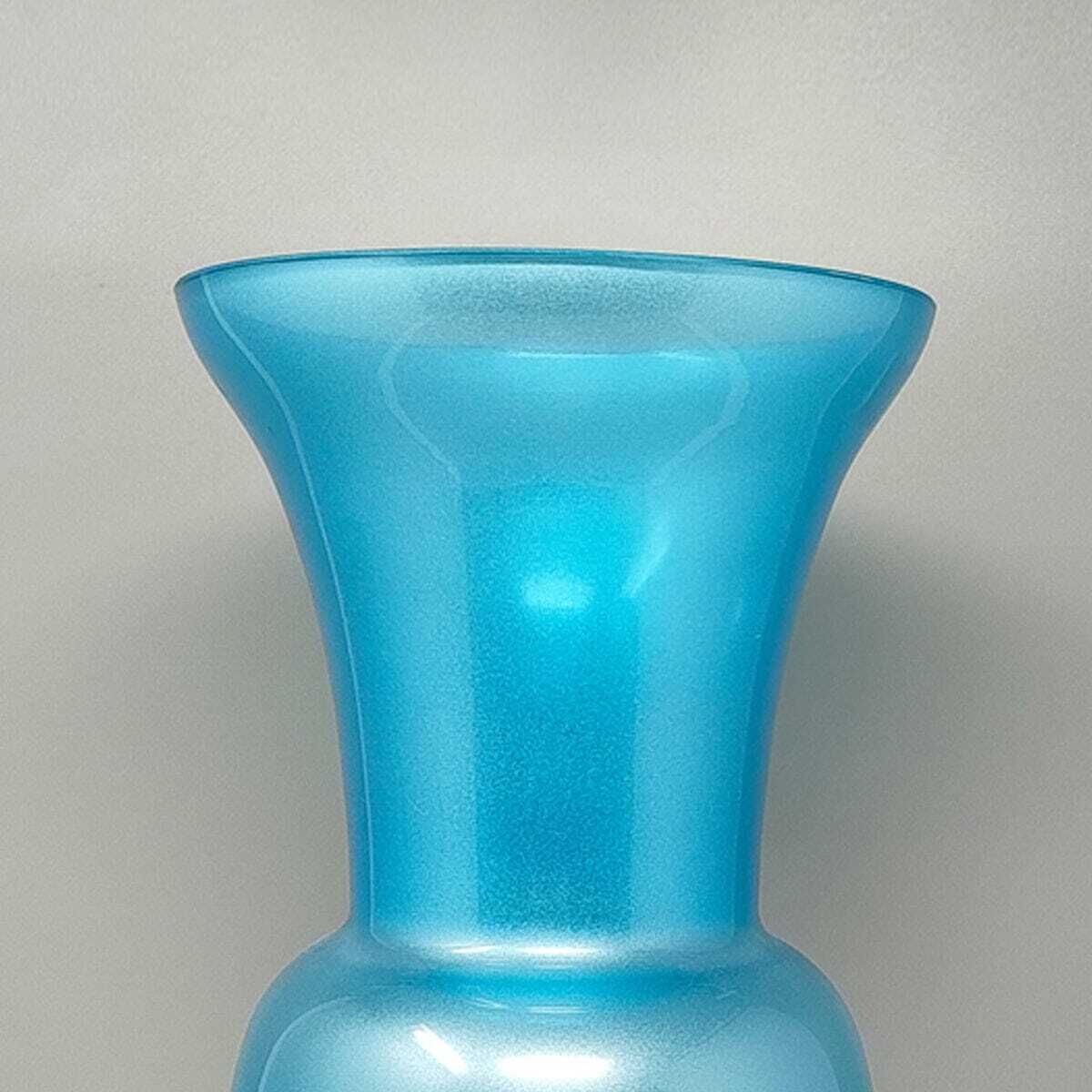 1970s Astonishing Blue Vase By Jean Close' For Michielotto. Made In Italy photo 387.0
