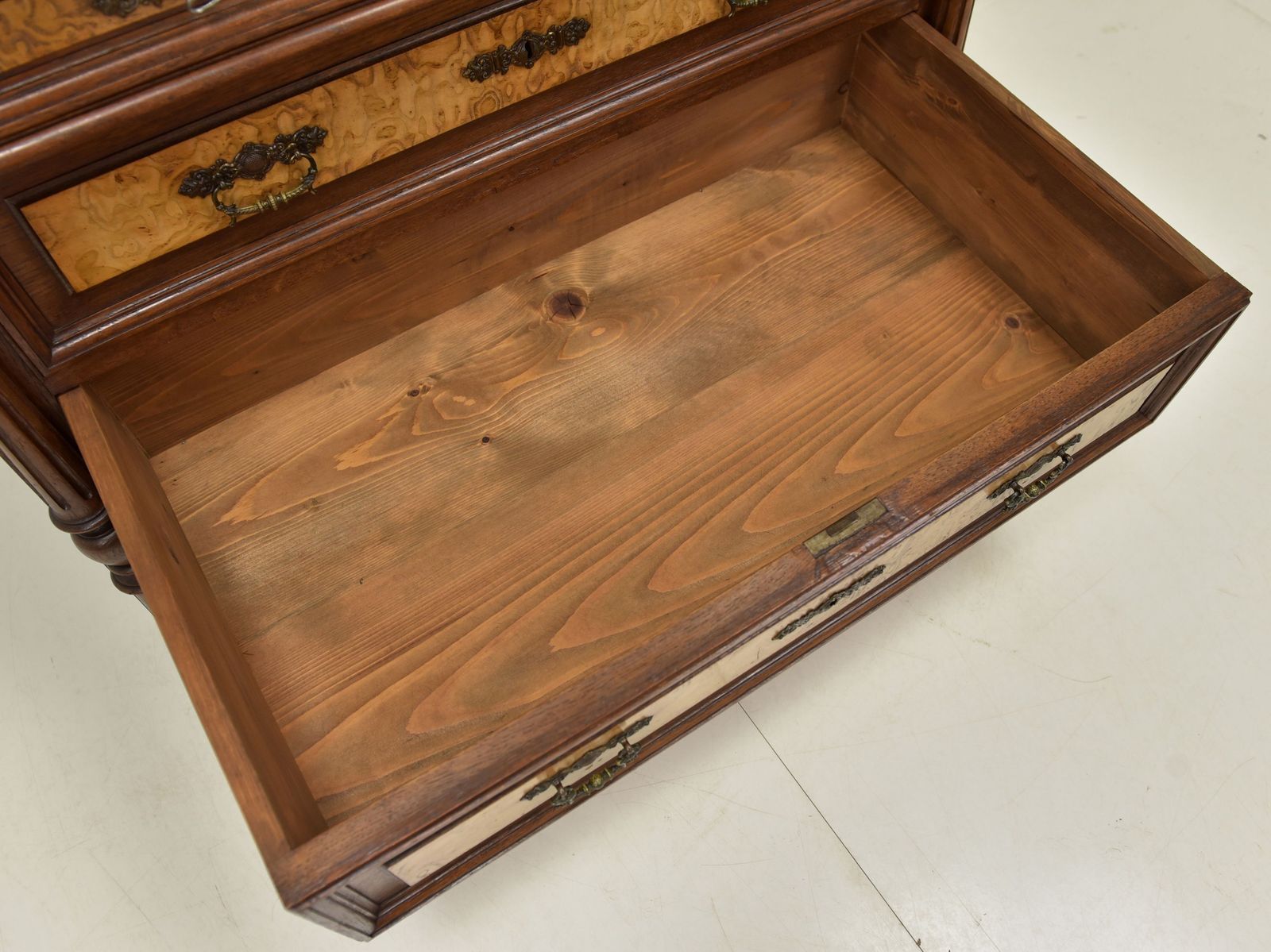 Chest Of Drawers Restored Wilhelminian Style Around 1900 Oak Ash photo vinterior