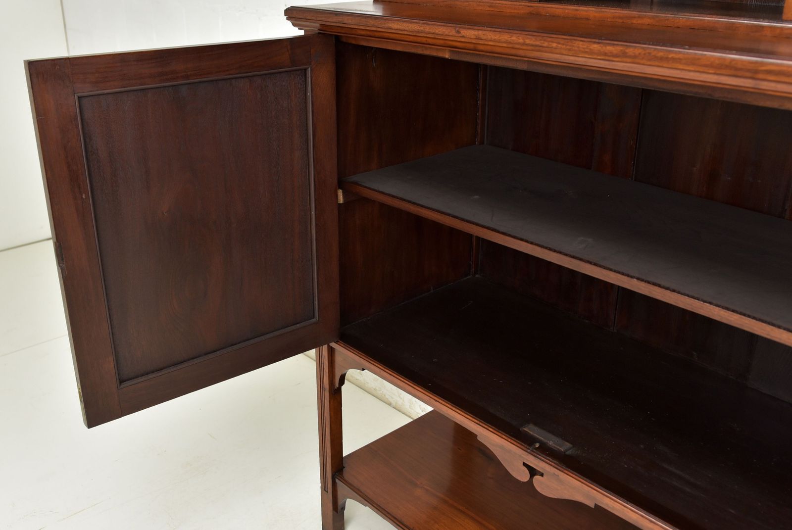 Shelf Cabinet Restored Art Nouveau Walnut Shelf Chest photo Furniture