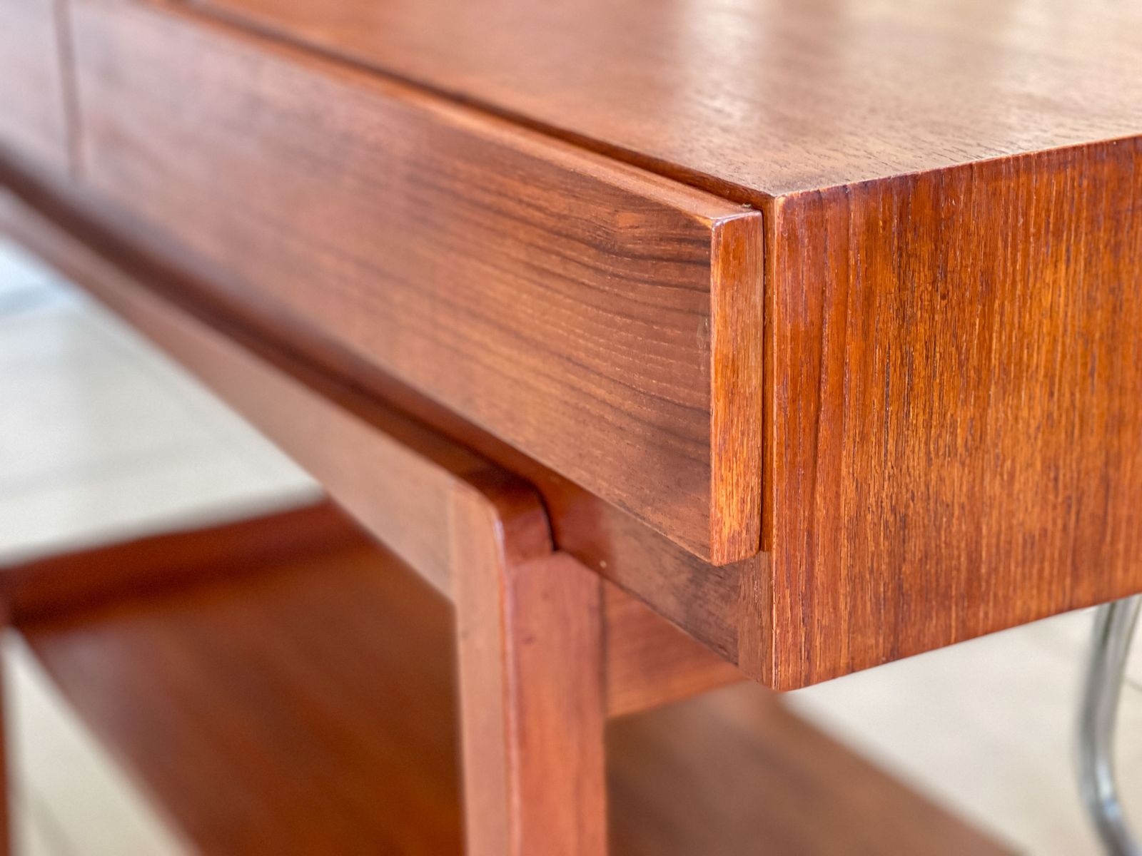 Teak Console By Ib Kofod Larsen For Faarup Møbelfabrik, Denmark 1960s. photo buy