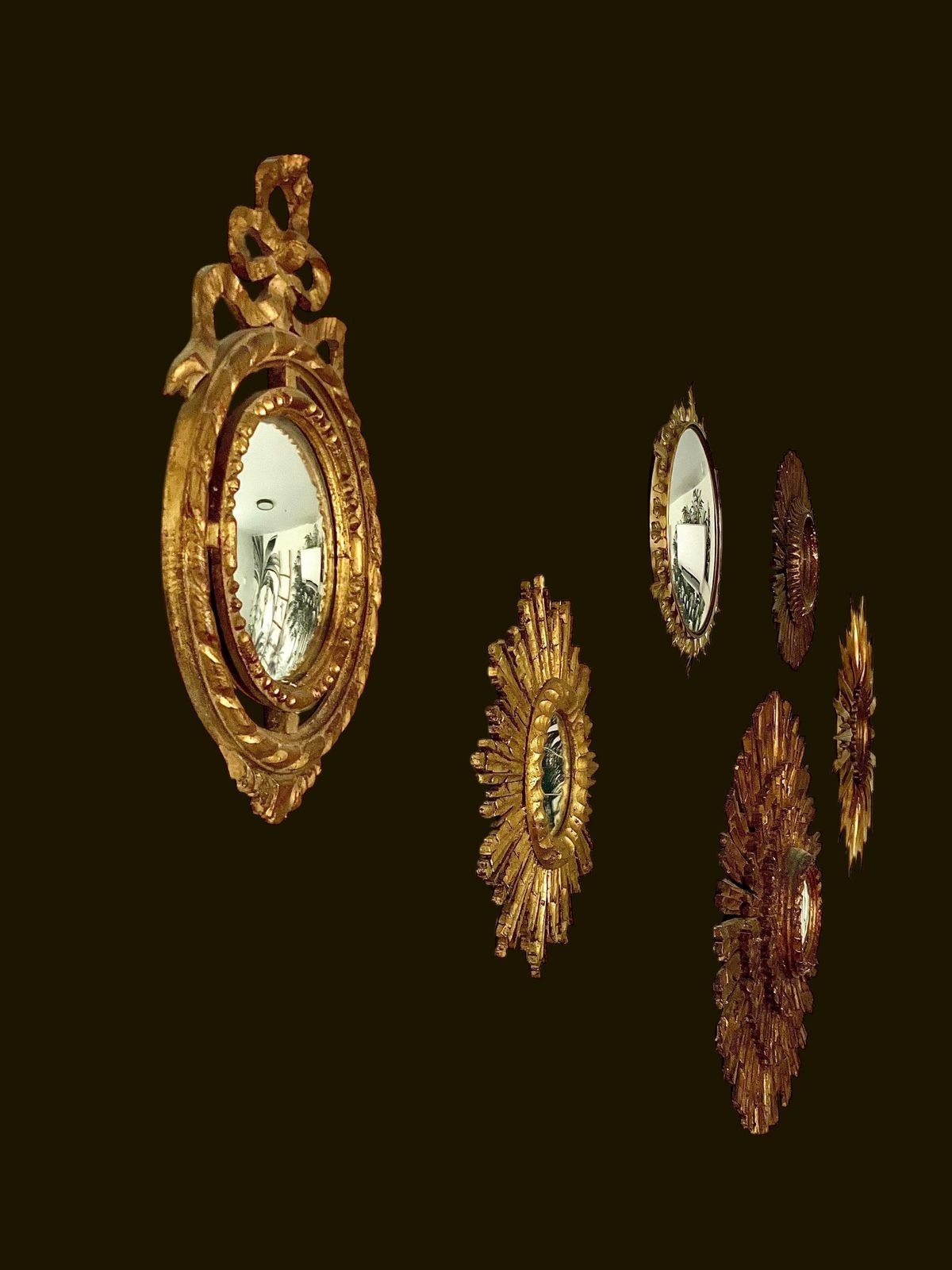 Vintage Giltwood Sunburst Mirror £1,544.74 photo vintage