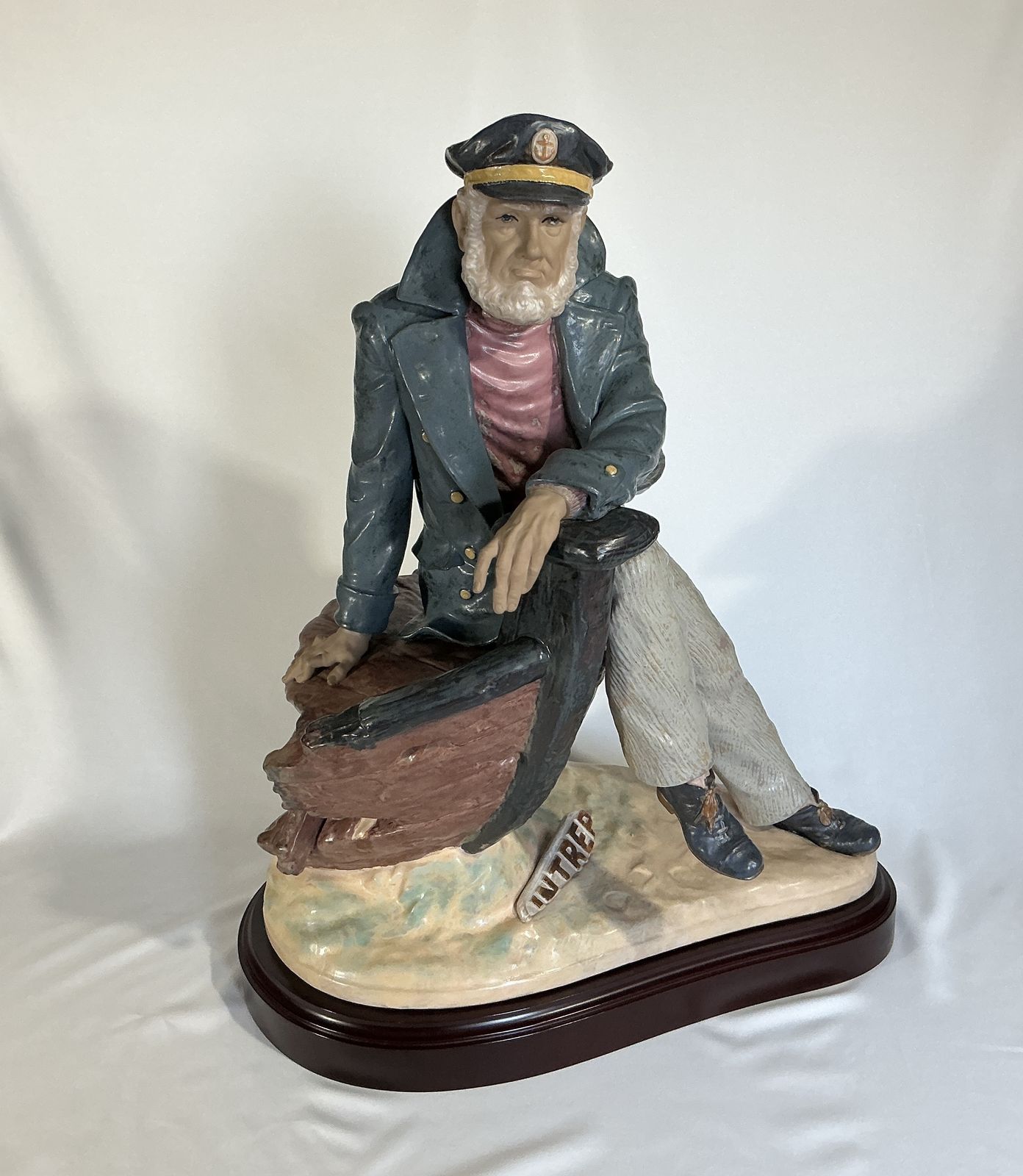 Lladro Days Of Yore Seafarer 22" Ltd Ed Signed Sculpture Gres Retired 2248 Vgc photo for sale