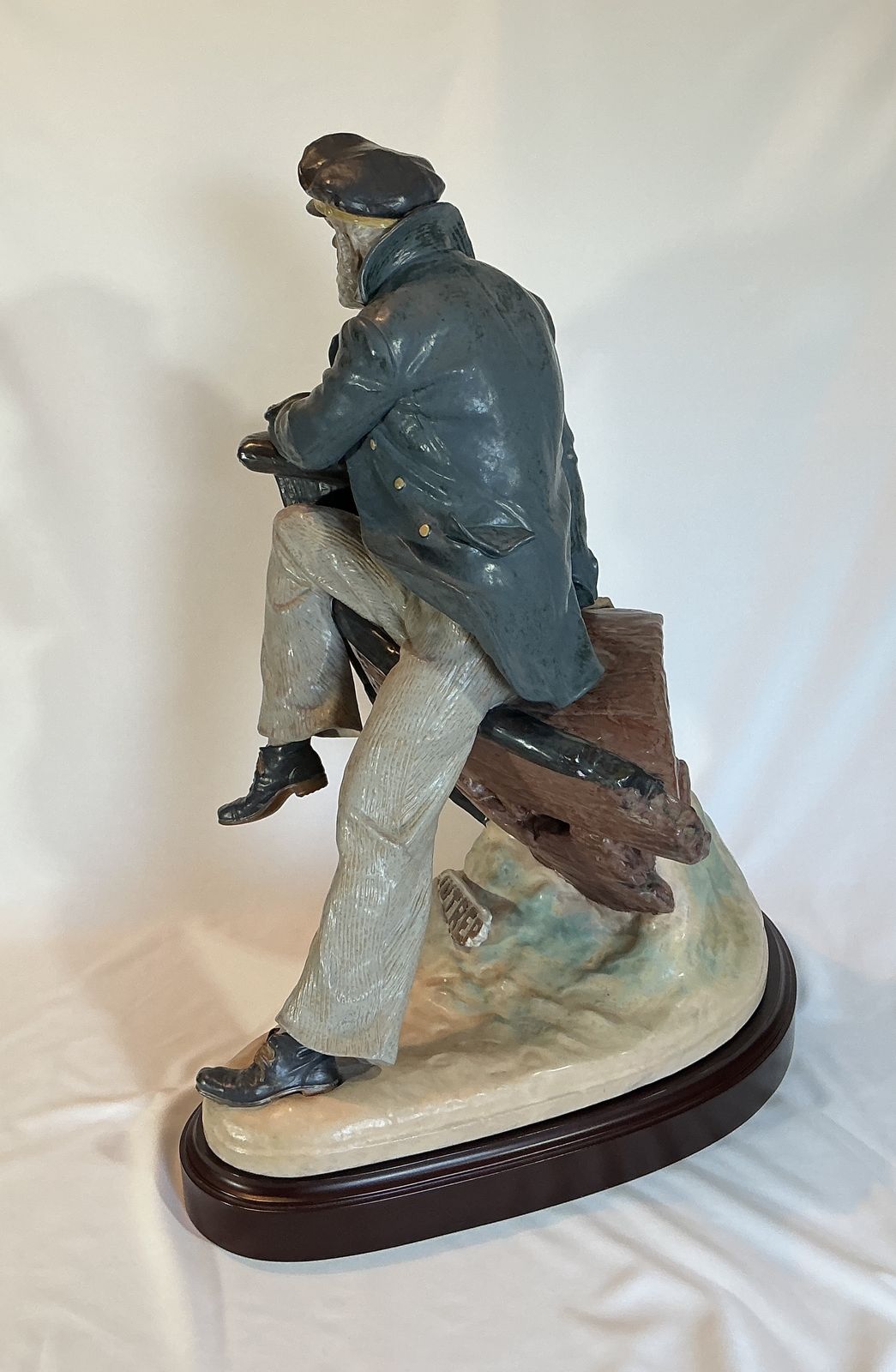Art Lladro Days Of Yore Seafarer 22" Ltd Ed Signed Sculpture Gres Retired 2248 Vgc photo