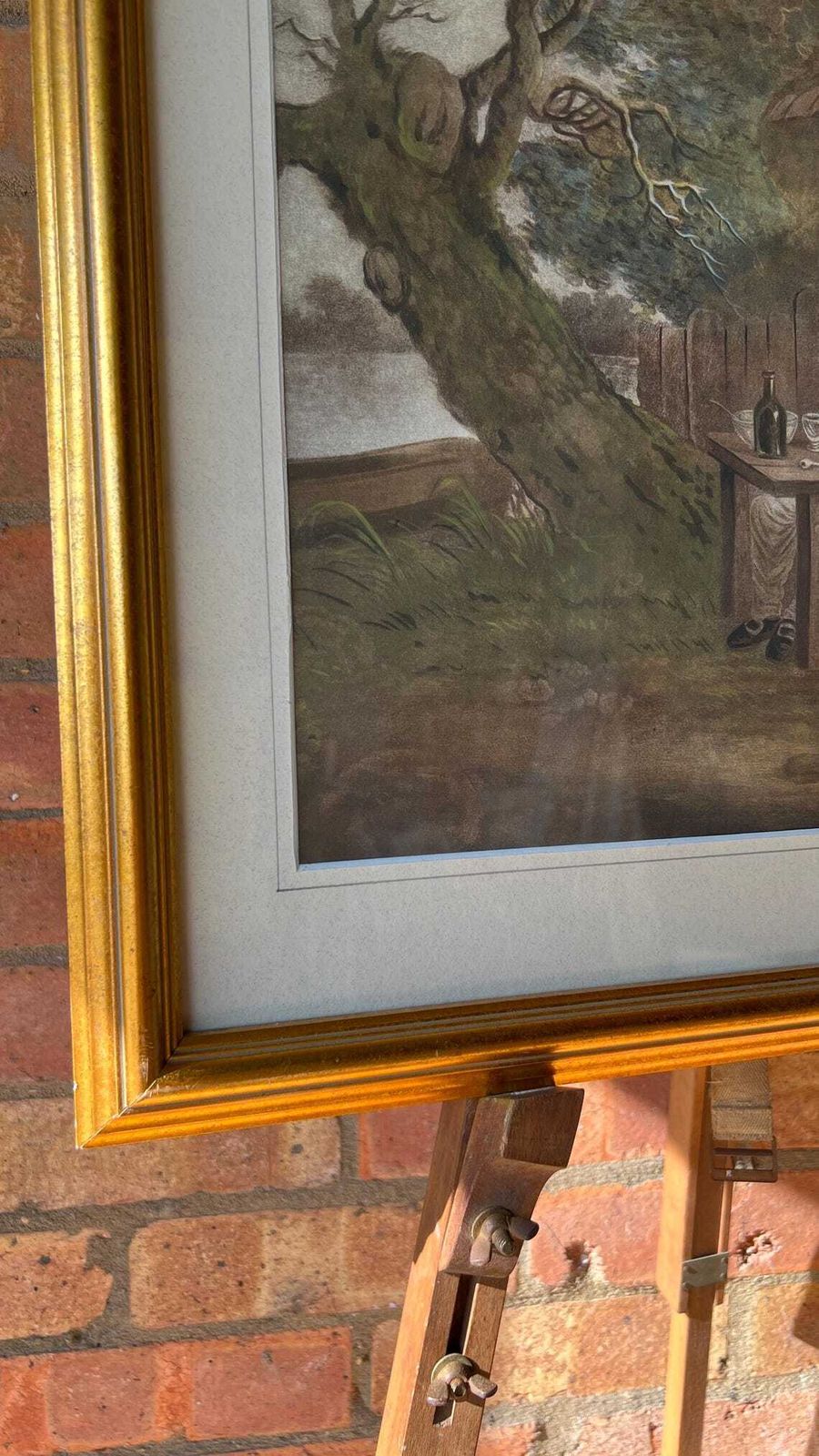 19th Century Lithograph Of The Sailors’ Conversation By George Morland – Framed And Glazed photo for sale
