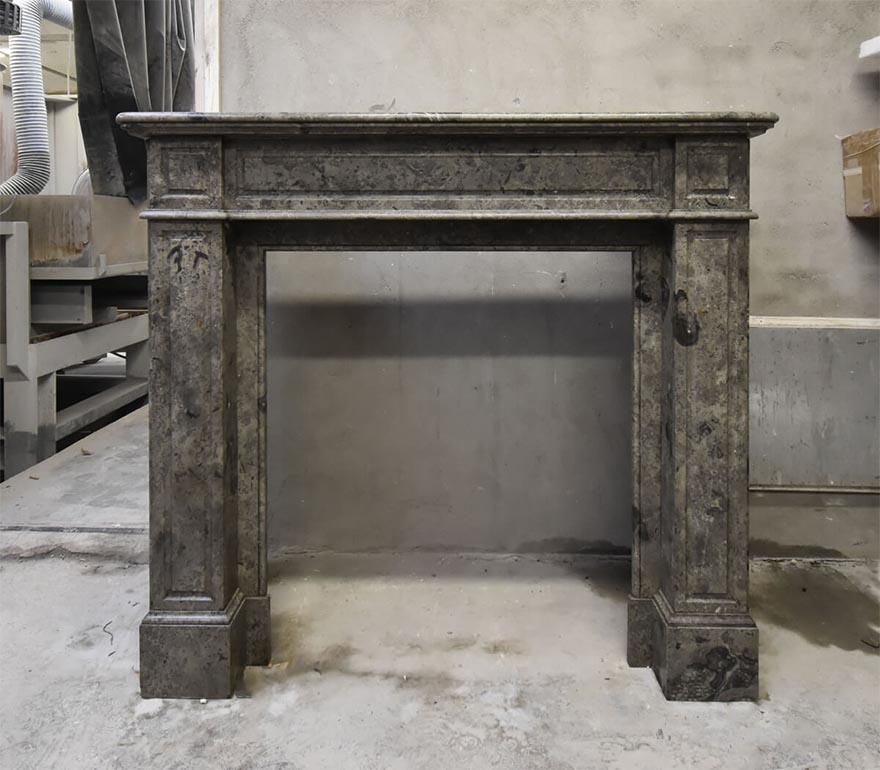 Marble Fireplace Mantel 19th Century photo for sale