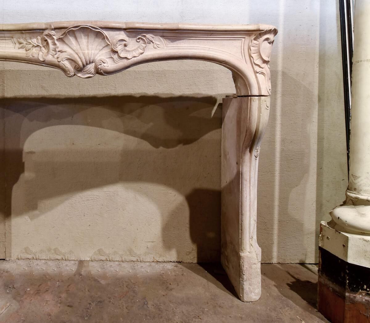 19th Century Antique Marble Stones Fireplace Mantel photo buy