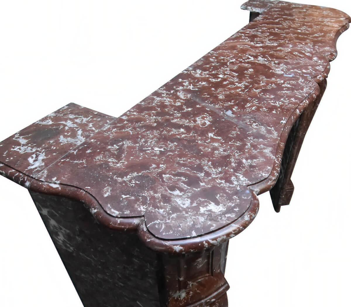 Rouge Pompadour Marble Fireplace Mantelpiece 19th Century photo Home Fixtures