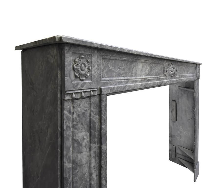 Beautiful Marble Louis XVI Fireplace 19th Century photo for sale