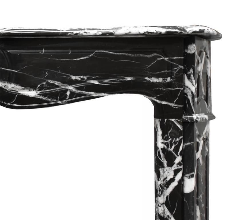 Marble Pompadour Fireplace 19th Century photo for sale
