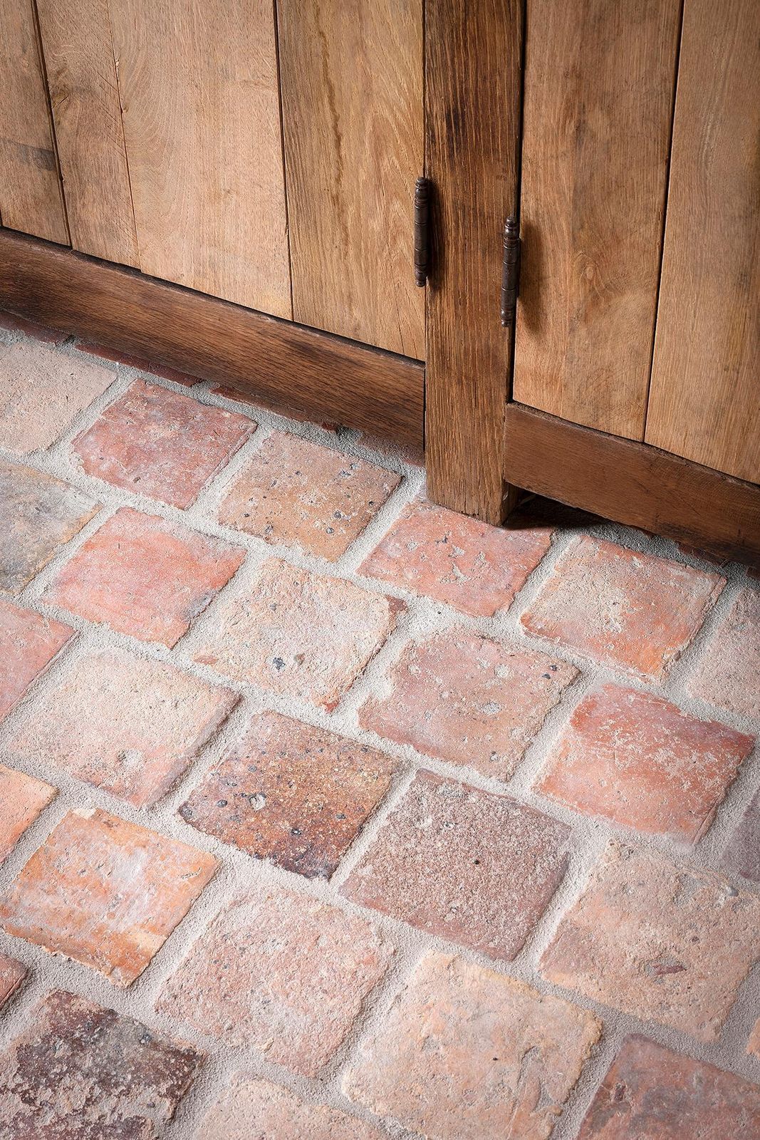 Antique French Salmon Nuanced Terracotta Floor Tiles   We Sell Them Per 20 M2. photo furniture