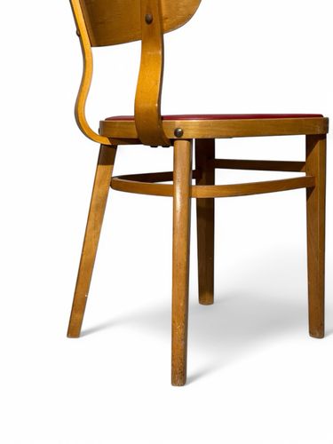 photo furniture Mid Century Benn Chair Desk Chair  Beech Maple And Ply Wood C1950s