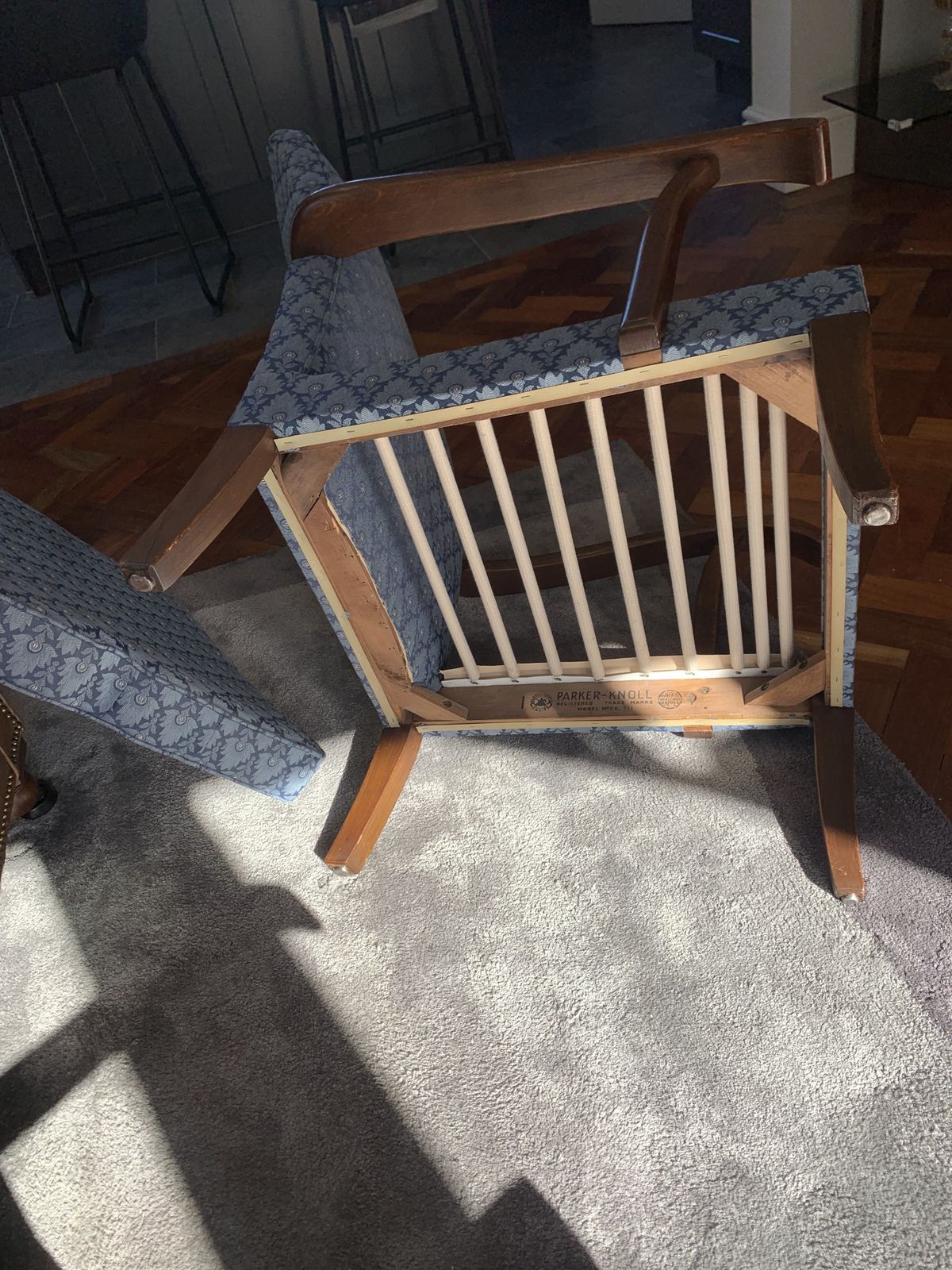Pair Of Parker Knoll Mid Century P.K717 Chairs photo Furniture