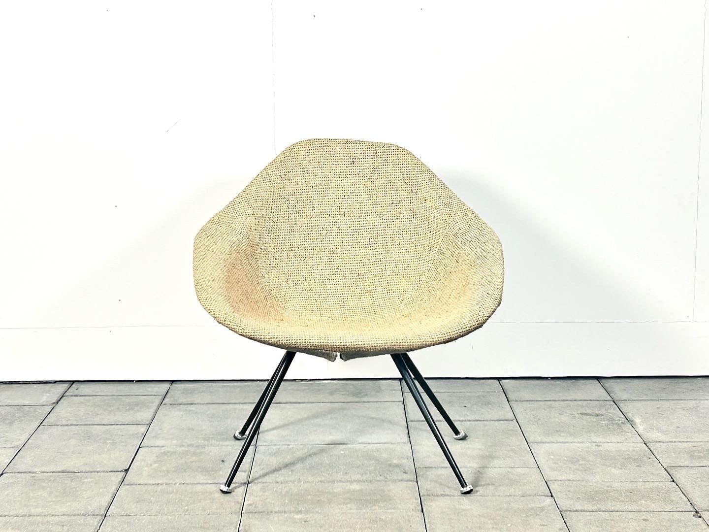 1950ies Organic Plywood Lounge Chair, Unknown Designer