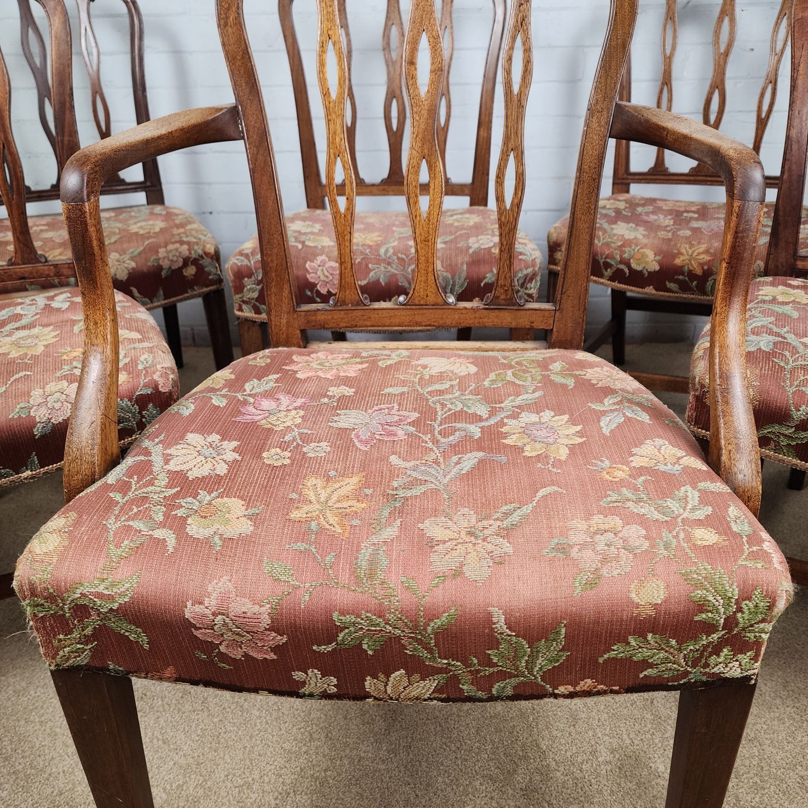 Antique Mahogany Dining Chairs. Georgian Early 19th Century. photo 1200.0