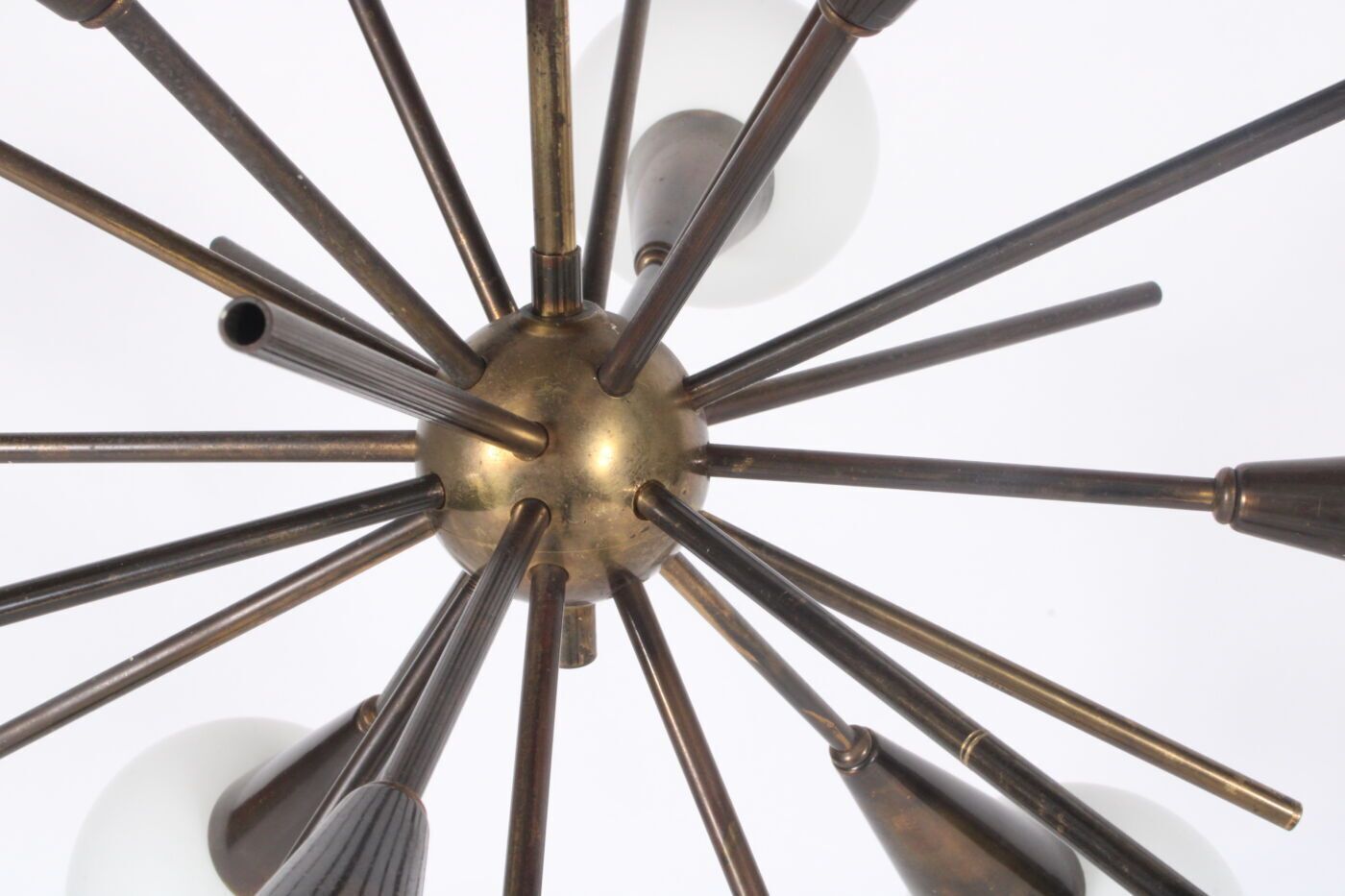 photo buy Superb Mid Century Italian Stilnovo Sputnik Chandelier