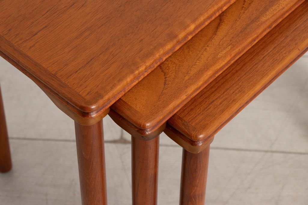 Nest Of Danish Teak Tables By E.W. Bach For Mobelfabrikken Toften photo buy