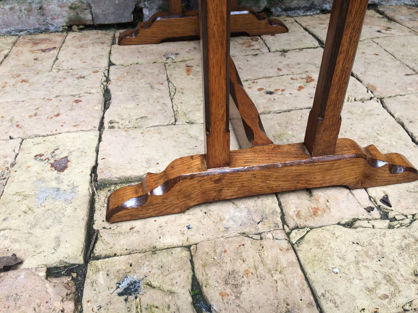 Mid Century Side Table, 1950s, Oak photo Furniture