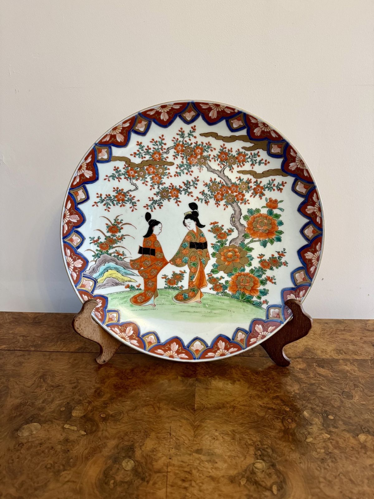 Quality Antique Japanese Imari Large Plate