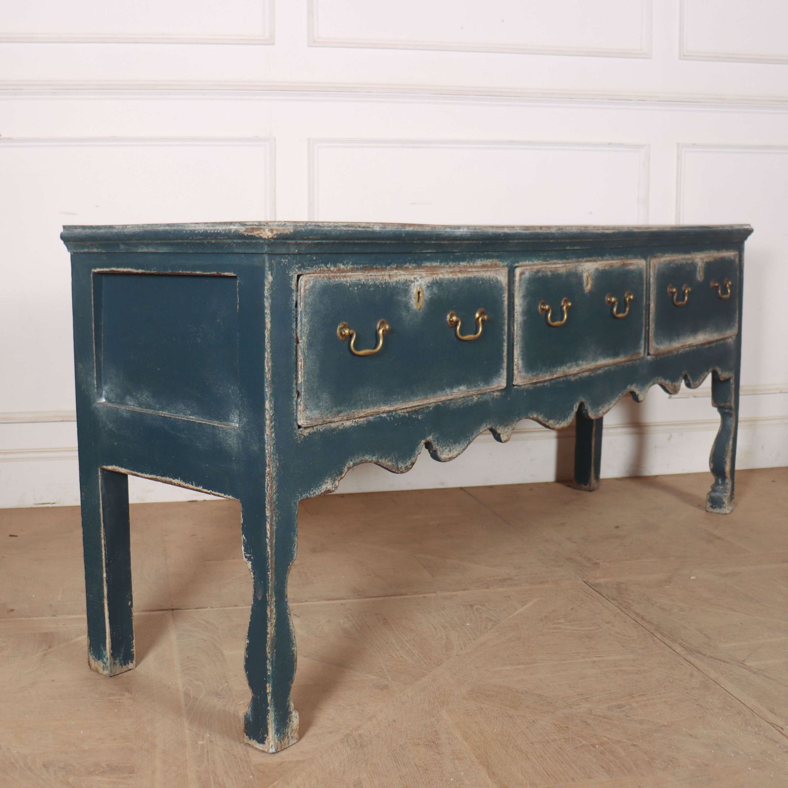 18th Century Painted Dresser Base photo furniture