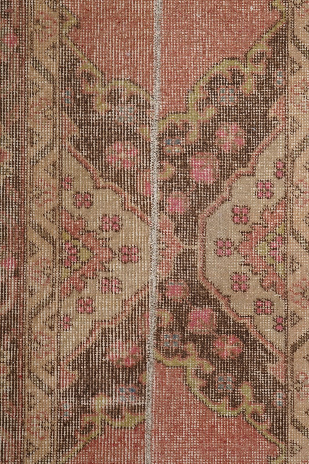 1960s Turkish Oushak Extra Long And Wide Runner   Stair Tread 2'5'' X 23'6'' photo vintage
