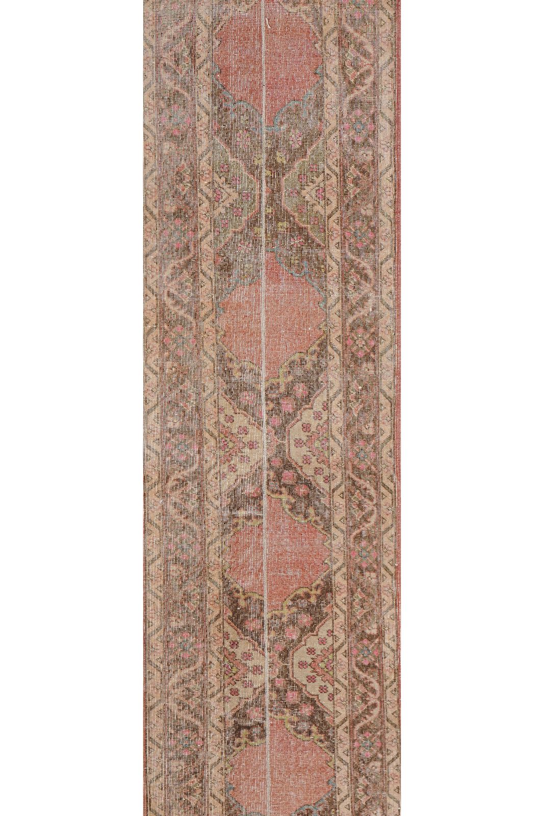 1400.0 1960s Turkish Oushak Extra Long And Wide Runner   Stair Tread 2'5'' X 23'6'' photo