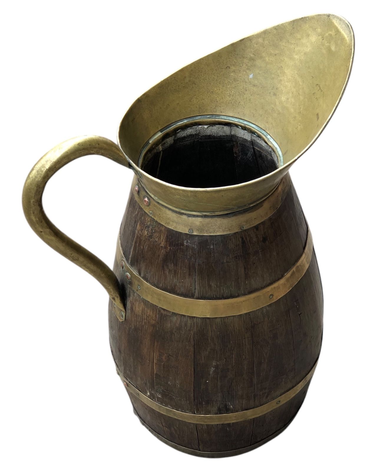 Handsome Antique French Pitcher / Umbrella Stand photo for sale