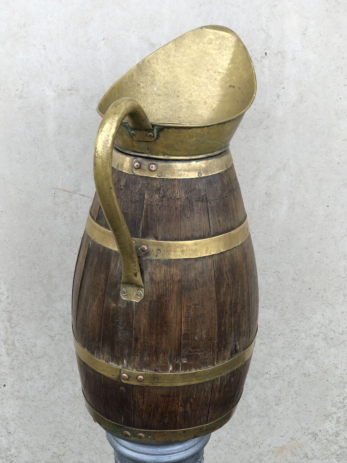 photo furniture Handsome Antique French Pitcher / Umbrella Stand