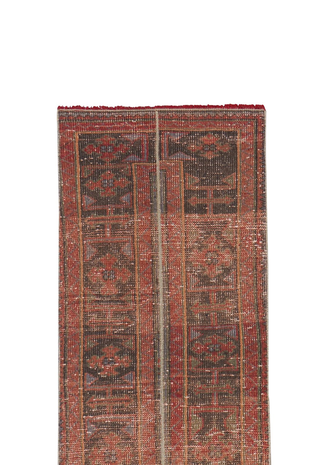 1960s Distressed Extra Long Turkish Runner Rug   Stair 1'8'' X 22'5'' photo vinterior