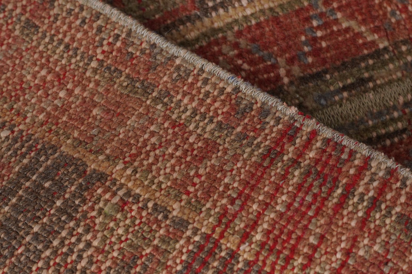 1960s Distressed Extra Long Turkish Runner Rug   Stair 1'8'' X 22'5'' photo buy