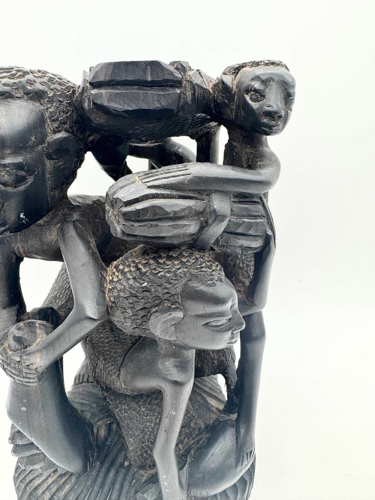 African Art Makonde Tribal Tree Of Life Sculpture photo Home Decor