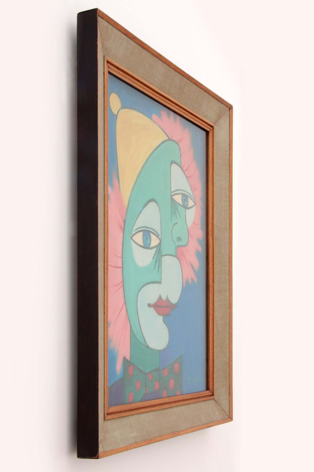 photo for sale Painting The Two Faces By Michel Guérin In The Style Of Picasso