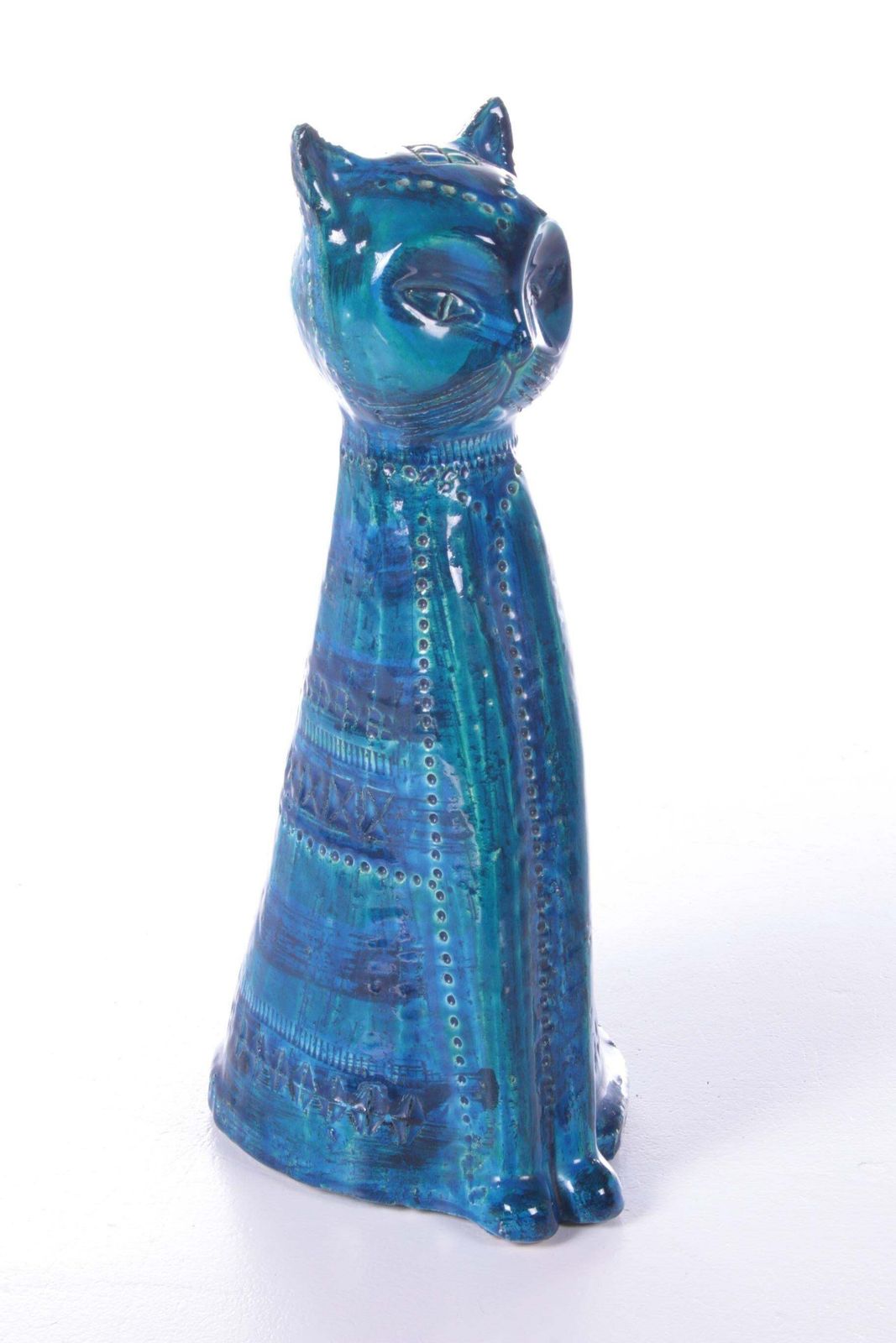 Rimini Blue Cat Made Of Ceramics By Aldo Londi, 1960 photo furniture
