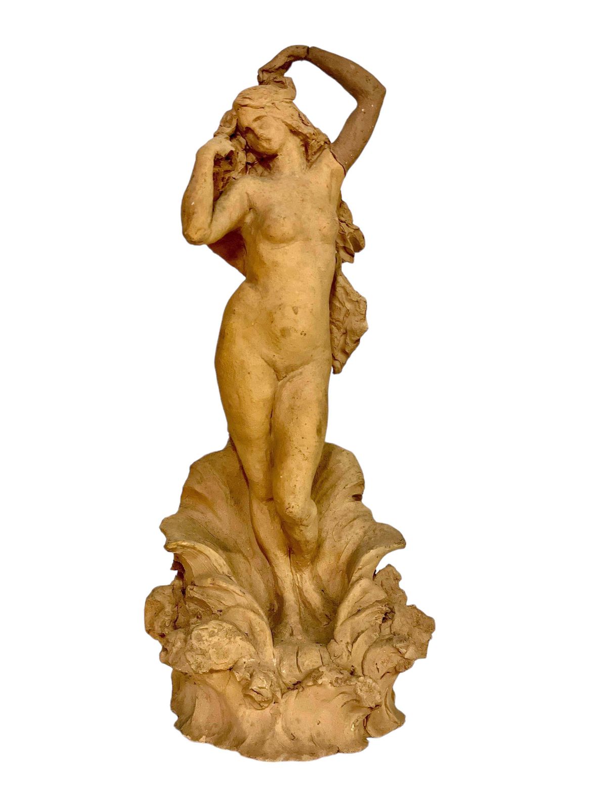 Petite Terracotta Statue Of A Nude Young Woman photo buy