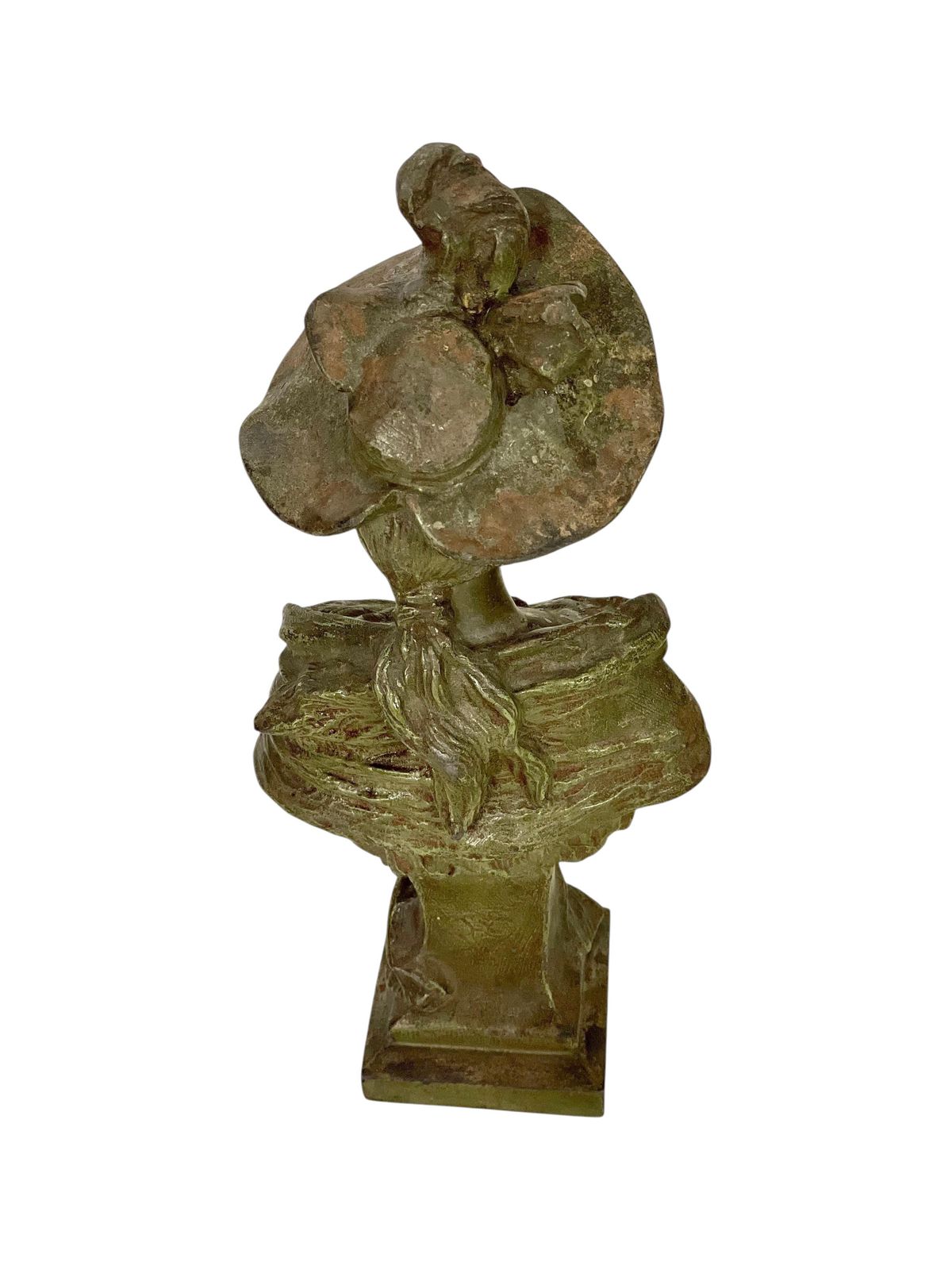 photo furniture Antique Patinated Bronze Bust By Pedro Ramón José Rigual, Circa 1900