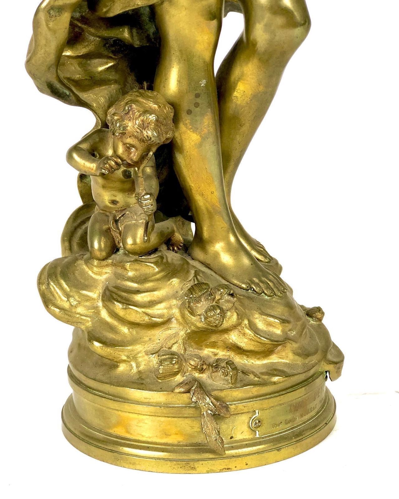 French Gilt Bronze By Auguste Moreau “Nuit D’été” photo 6088.0