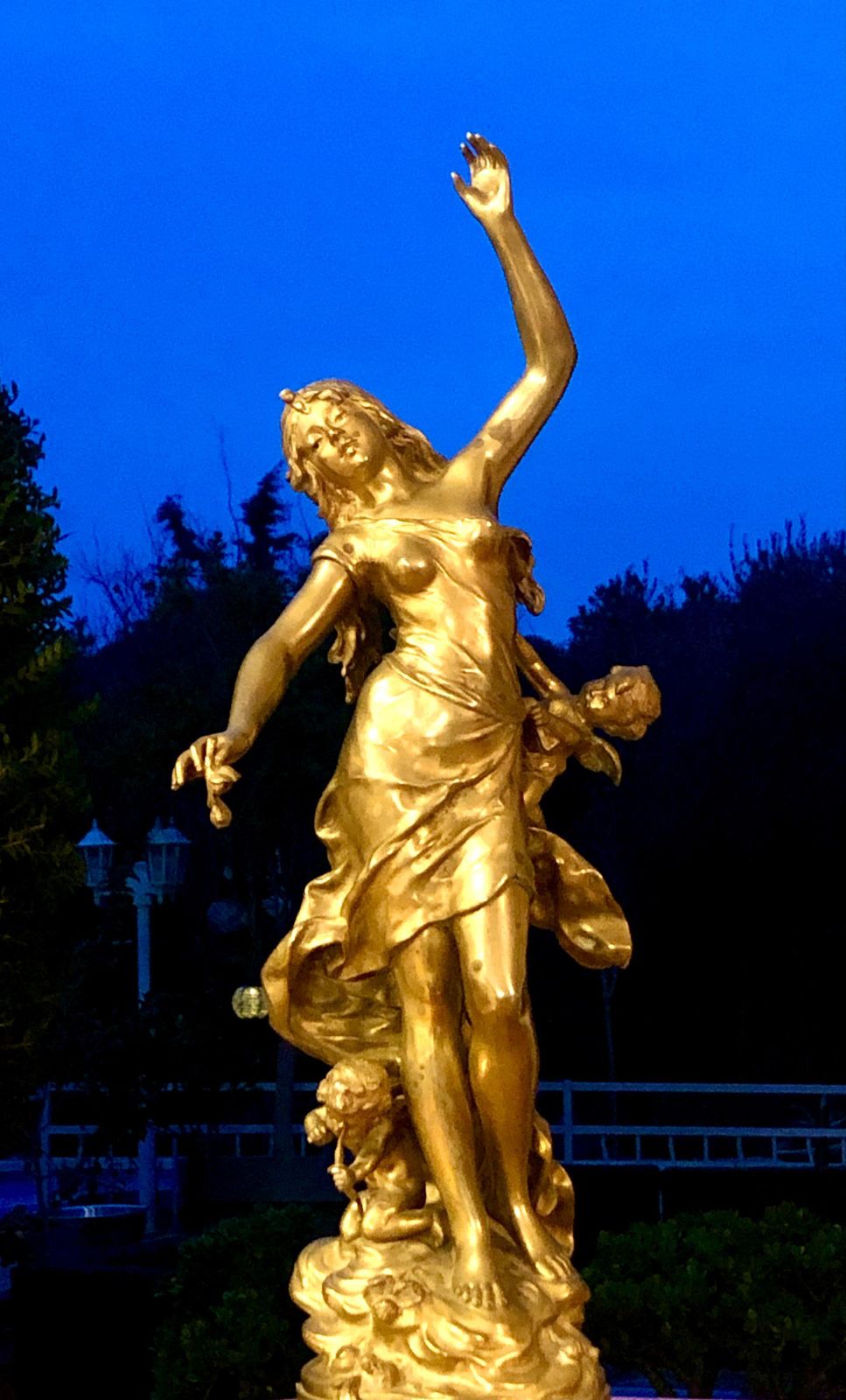 French Gilt Bronze By Auguste Moreau “Nuit D’été” photo buy