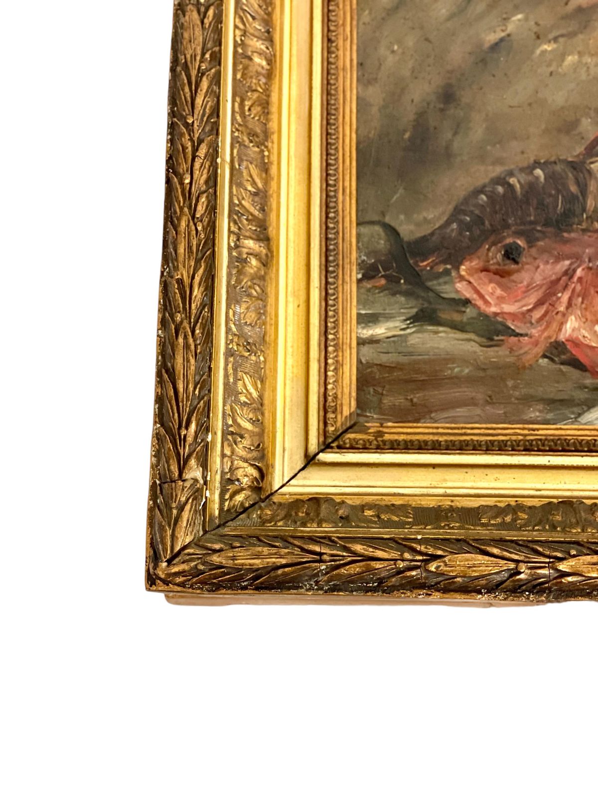 1880s Oil On Canvas By Victor Costes photo Art