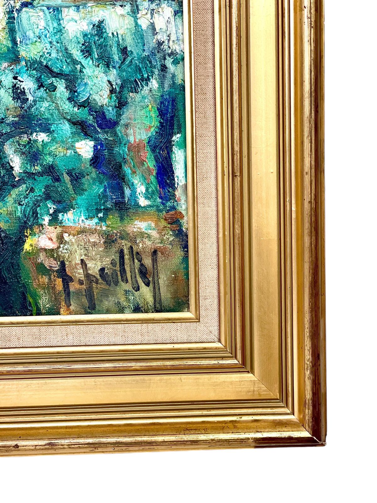20th Century Oil On Canvas Of Provençal Landscape photo vinterior