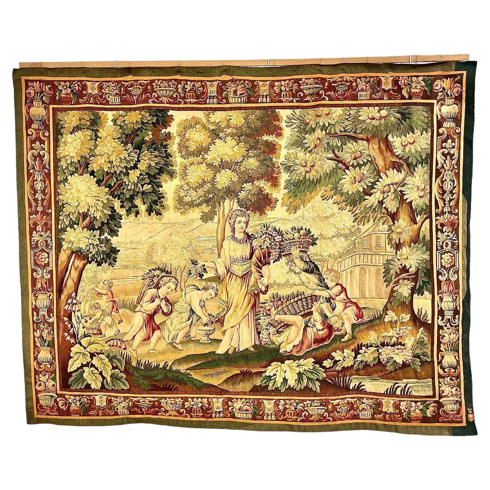 19th Century French Aubusson Tapestry