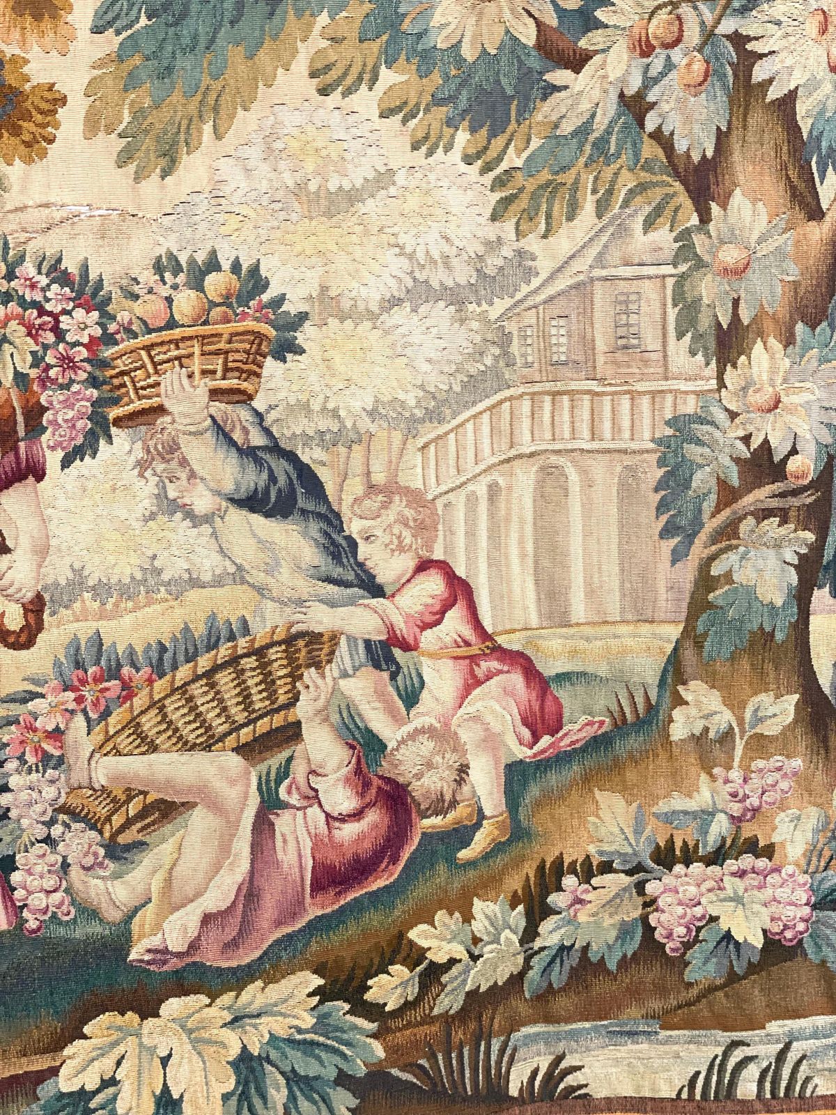 photo furniture 19th Century French Aubusson Tapestry