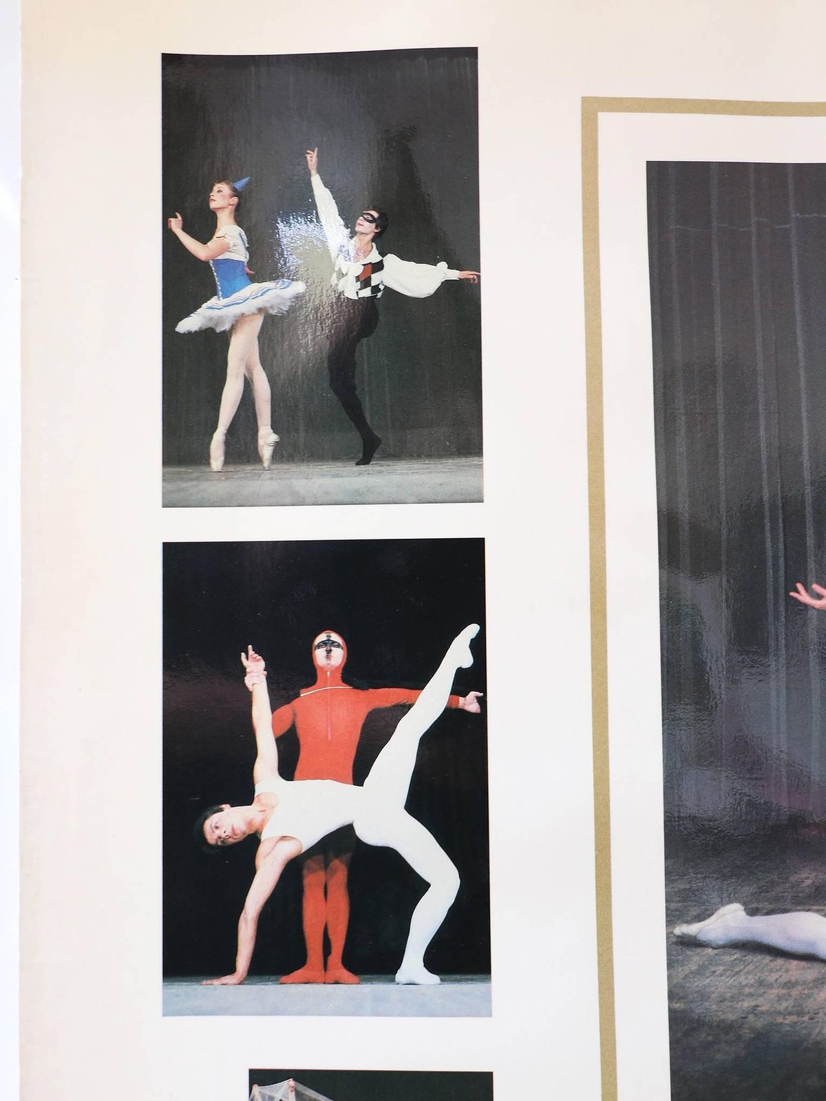Vintage Russian Ballet High Glossy Soviet Era Poster, 1980s Bolshoi / Gordeev photo 2466.0