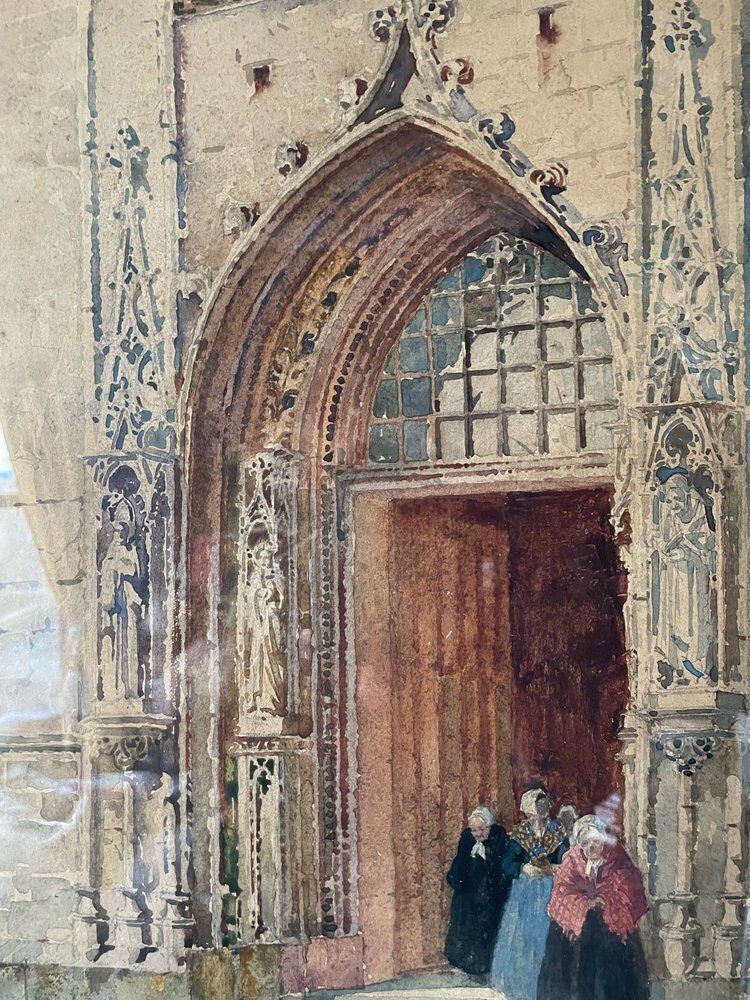 ‘Cathedral Entrance’, 1800s, Antique photo for sale