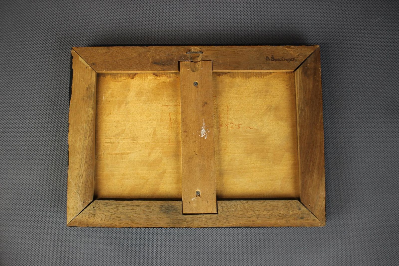 Mid Century Woodwork Of Horseracing By K. Zentner, Czechoslovakia, 1944 photo vinterior