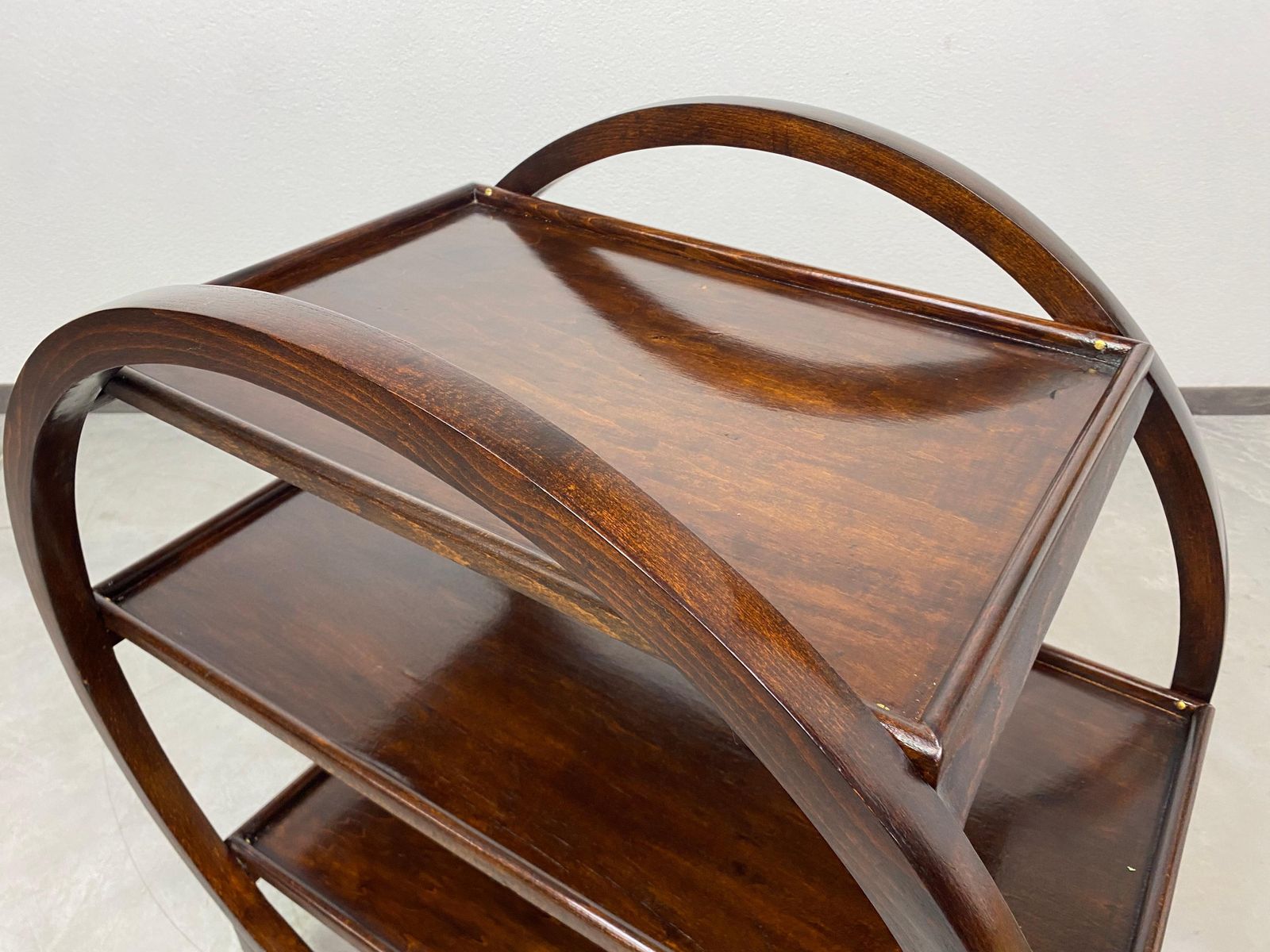 Art Deco Serving Trolley By No.1157 By Thonet Debrecen 1930 photo vinterior