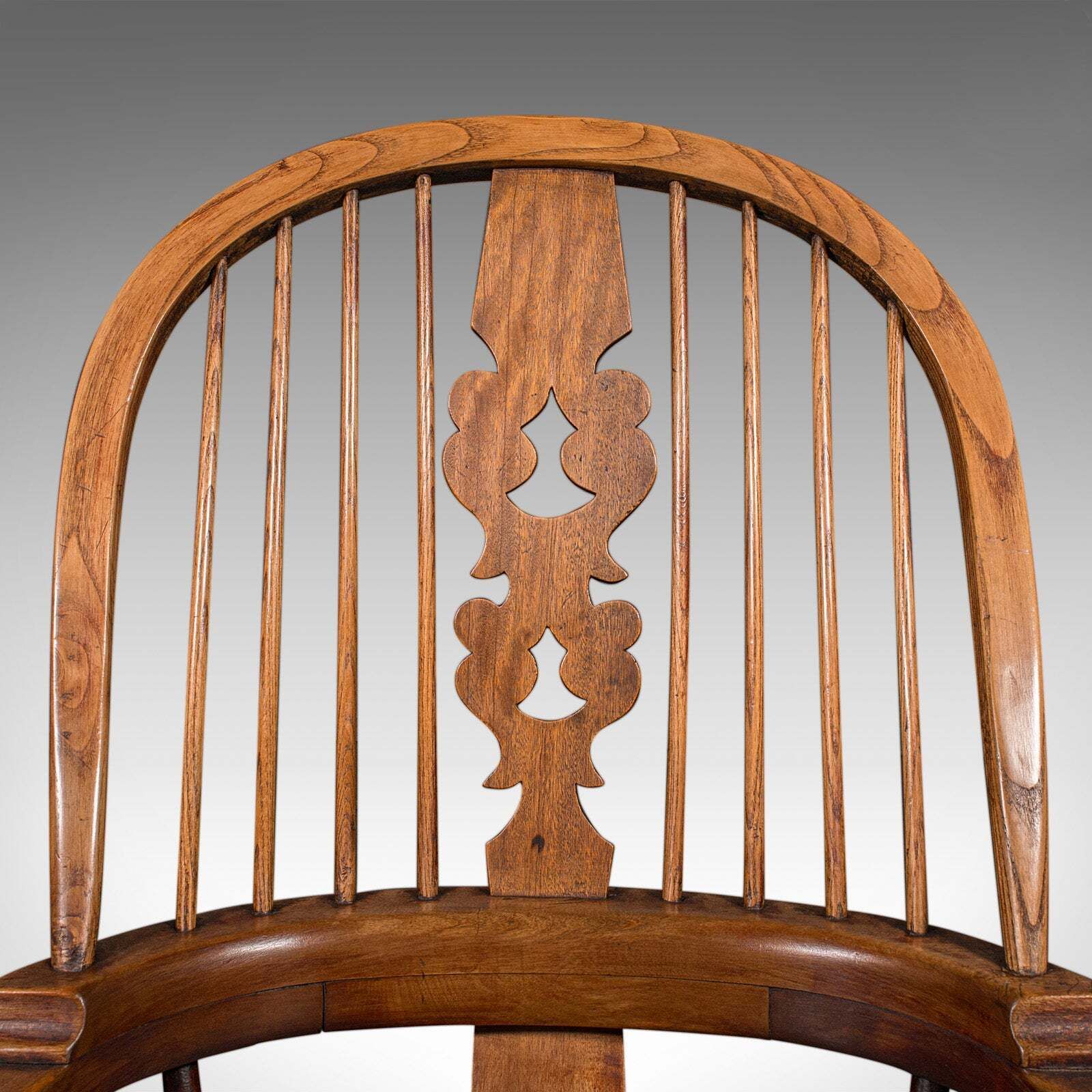 photo furniture Antique Yorkshire Armchair, English, Elm, Country House, Elbow Seat, Victorian
