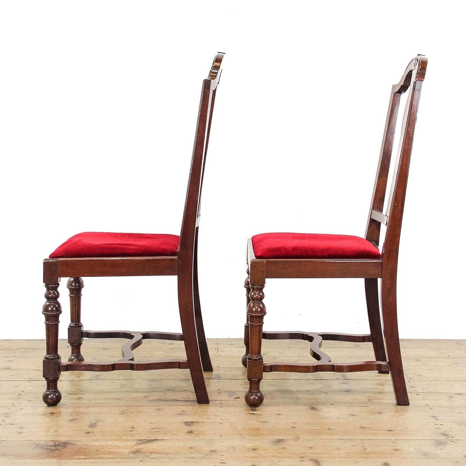 Two Mahogany Upholstered Chairs | Antique Armchair | Antique Seating | Edwardian Antiques | photo vinterior